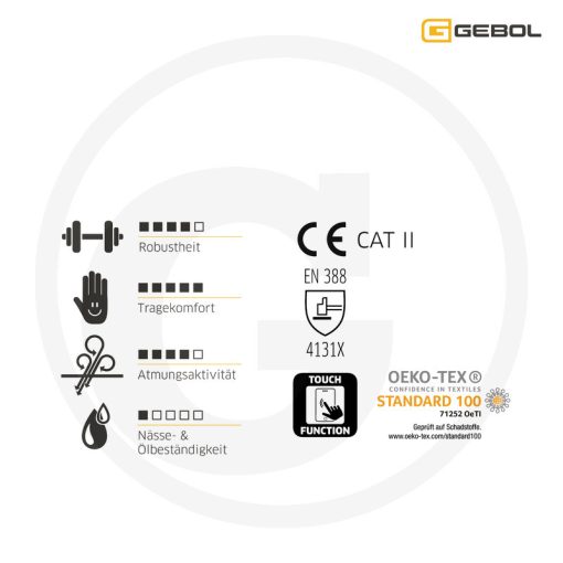 Gebol Multi Flex Touch kesztyű