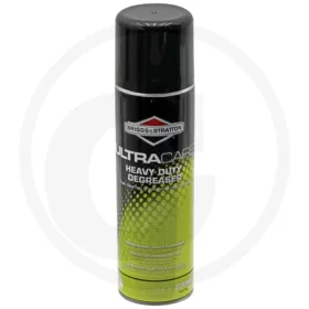   Briggs & Stratton Ultra Care nagy teljesítményű zsírtalanítóspray Nagy hatásfokú, gyorsan ható tisztítóspray, segítségével a legtöbb fémfelületen lévő zsír és szennyeződés könnyen eltávolítható.