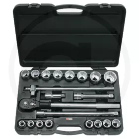   "KS Tools 21 részes 3/4"" dugókulcskészlet" 21 részes, műanyag szerszámtáskában