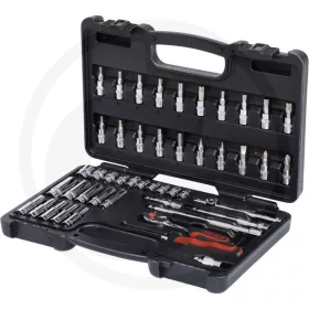   "KS Tools CHROMEplus 47 részes 1/4"" dugókulcskészl"