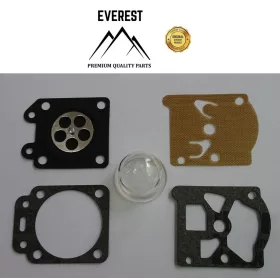   KARBURÁTOR JAVÍTÓ MEMBRÁN KÉSZLET KOMPLETT VEL PRIMER SZIVATÓ KÍNAI LÁNCFŰRÉSZHEZ 25CM³ 38CM³ 45CM³ 52CM³ EVEREST