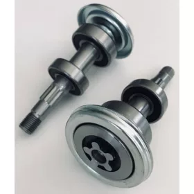   KÉSTARTÓ TENGELY 16-05021 5-ÁGÚ CSILLAG HUSQVARNA FŰGYŰJTŐS FŰNYÍRÓ TRAKTORHOZ 133,7MM