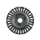 TISZTÍTÓKEFE METAL EGYENES 150MM 25,4MM