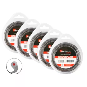 DAMIL KEREK 2,4MM/10M ERŐSÍTETT FŰKASZÁHOZ CSOMAG DB