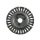 TISZTÍTÓKEFE METAL EGYENES 150MM 20MM