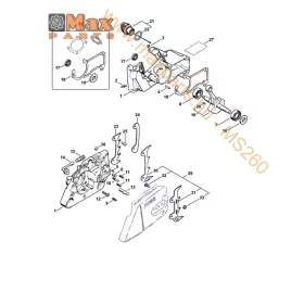 STIHL MS260 - Letölthető robbantott ábra (.pdf fájl)