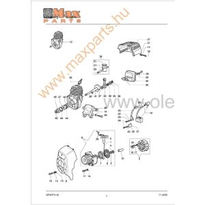   Oleo-Mac Sparta 26 - Letölthető robbantot ábra (.pdf fájl)
