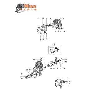   Oleo-Mac Sparta 25 - Letölthető robbantot ábra (.pdf fájl)