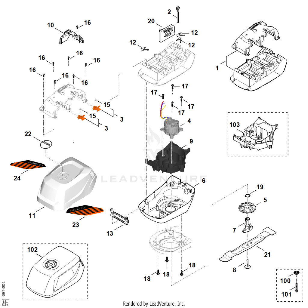 STIHL STH-AD69C7A2952F5E0F – pozíció: 19