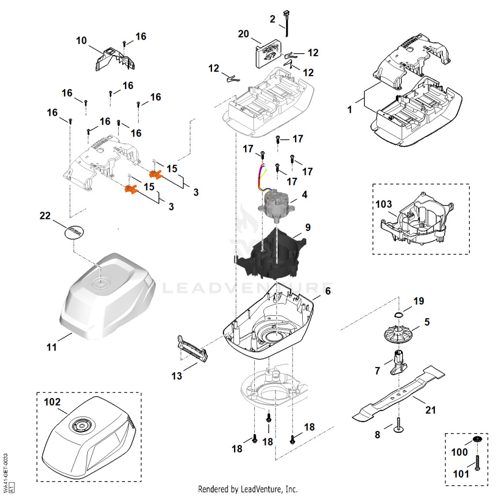STIHL STH-1C876A86AA6220F3 – pozíció: 19