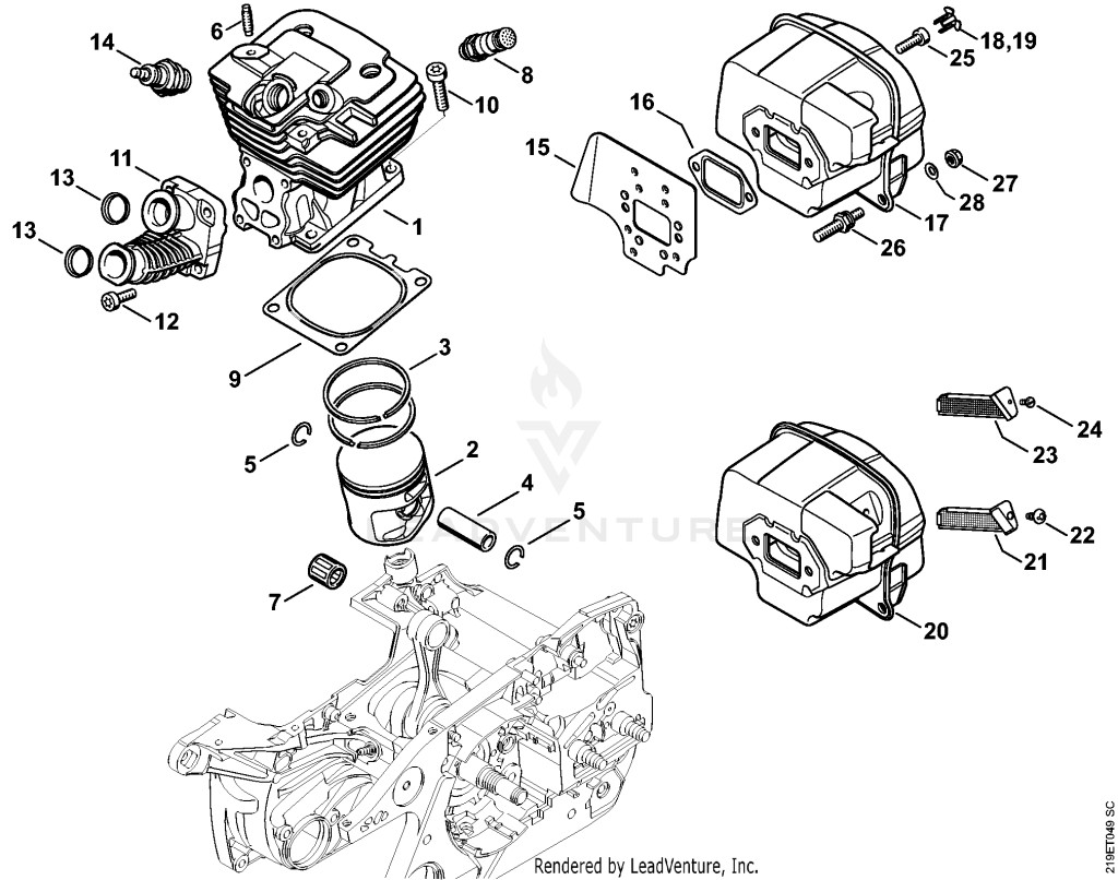STIHL STH-60A16A1F1A2DD685 – pozíció: 12