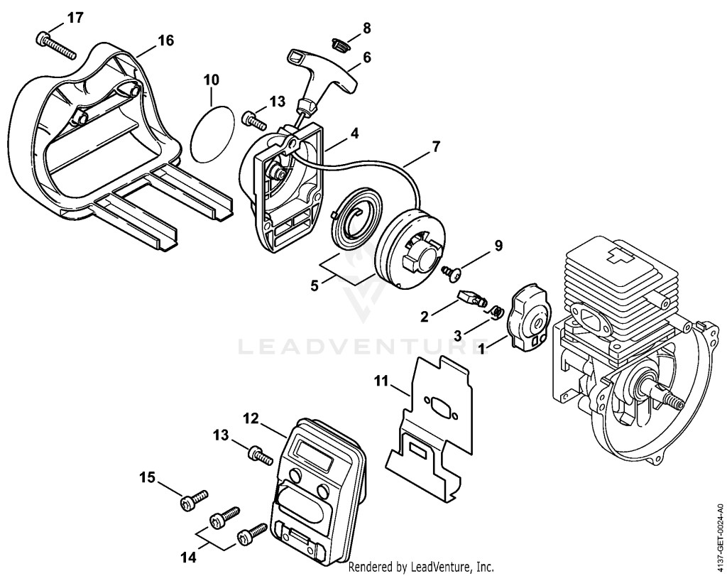 STIHL STH-616316C8BC36FE66 – pozíció: 13, 15