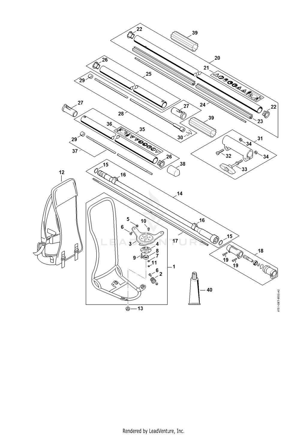 STIHL STH-2A64140691E12075 – pozíció: 40