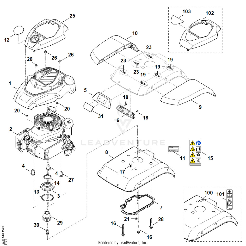 STIHL STH-E826422D58EB3B5C – pozíció: 21