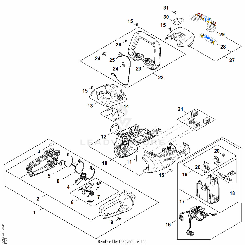 STIHL STH-7654416F0A453D83 – pozíció: 30