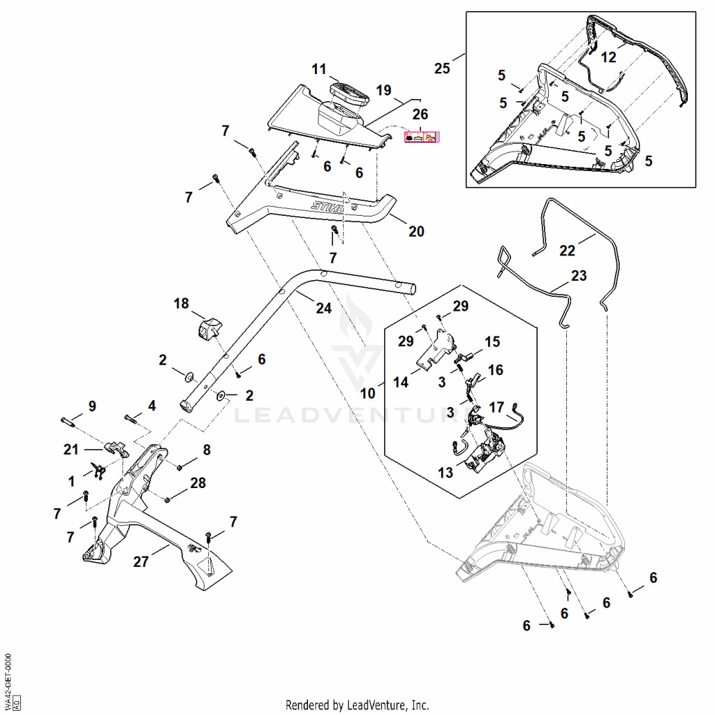 STIHL STH-1A23CBFA4C715629 – pozíció: 19