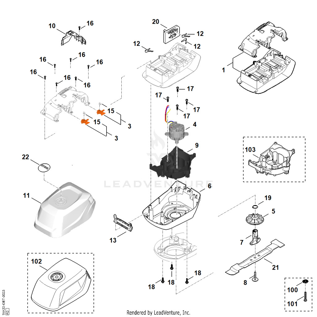 STIHL STH-7BB6C9252148746D – pozíció: 19